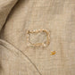 Indian Linen Herringbone 8 Knots Dress