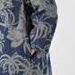 45R Indigo Linen Lotus Clover Knot Dress