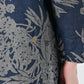 45R Indigo Linen Lotus Clover Knot Dress