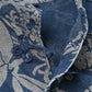 45R Indigo Linen Lotus Clover Knot Dress