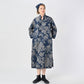 45R Indigo Linen Lotus Clover Knot Dress