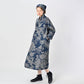 45R Indigo Linen Lotus Clover Knot Dress