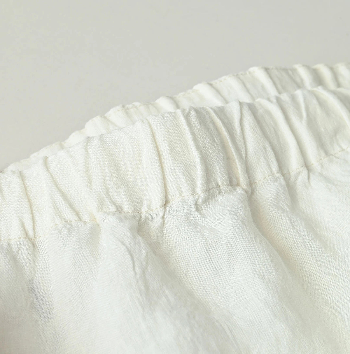 45R Indian Linen Foil Shirring Dress