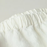 45R Indian Linen Foil Shirring Dress