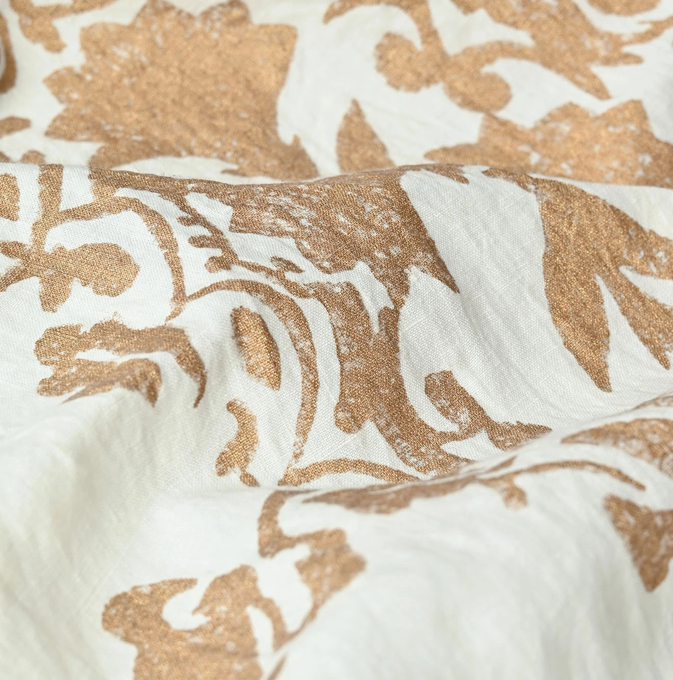 45R Indian Linen Foil Shirring Dress - Image 19