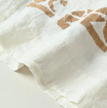 45R Indian Linen Foil Shirring Dress