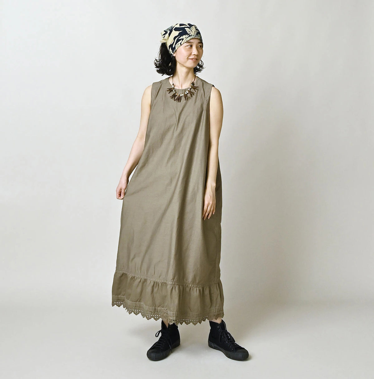 45R Yoko Sateen Sleeveless Dress