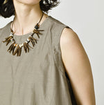 45R Yoko Sateen Sleeveless Dress