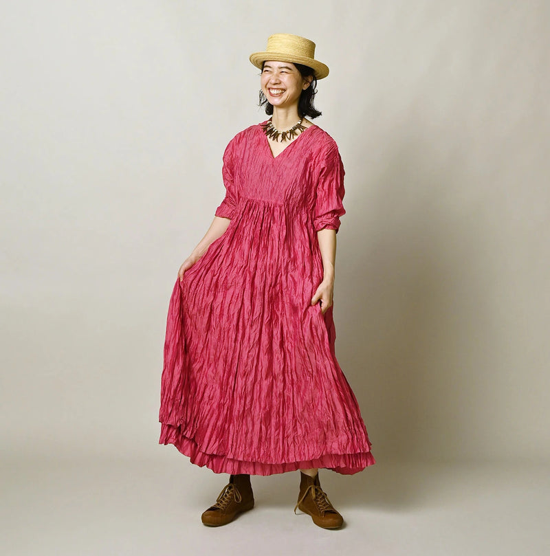 45R Chambray Silk Dress - Image 3