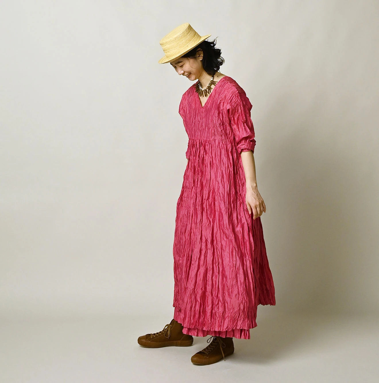 45R Chambray Silk Dress - Image 5