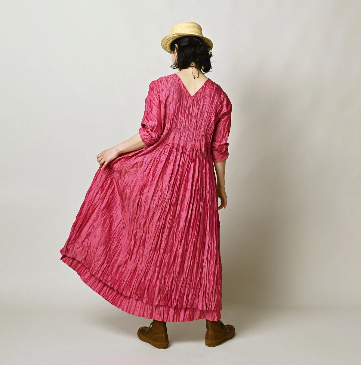 45R Chambray Silk Dress