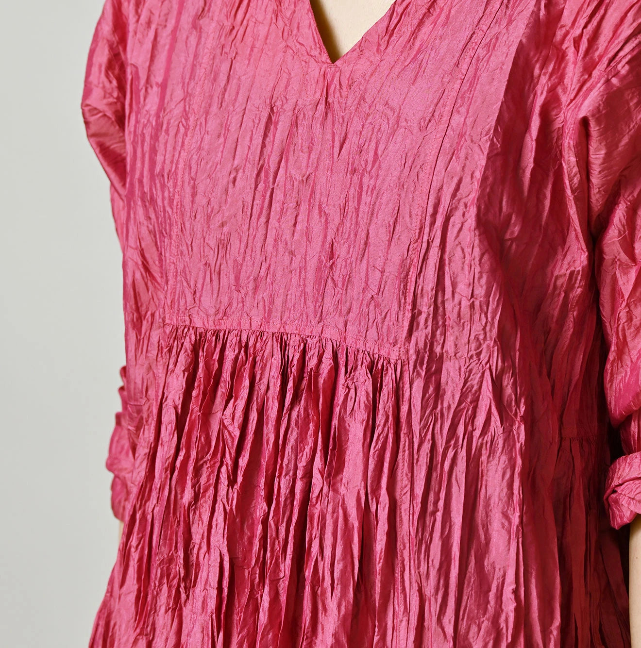 45R Chambray Silk Dress - Image 9