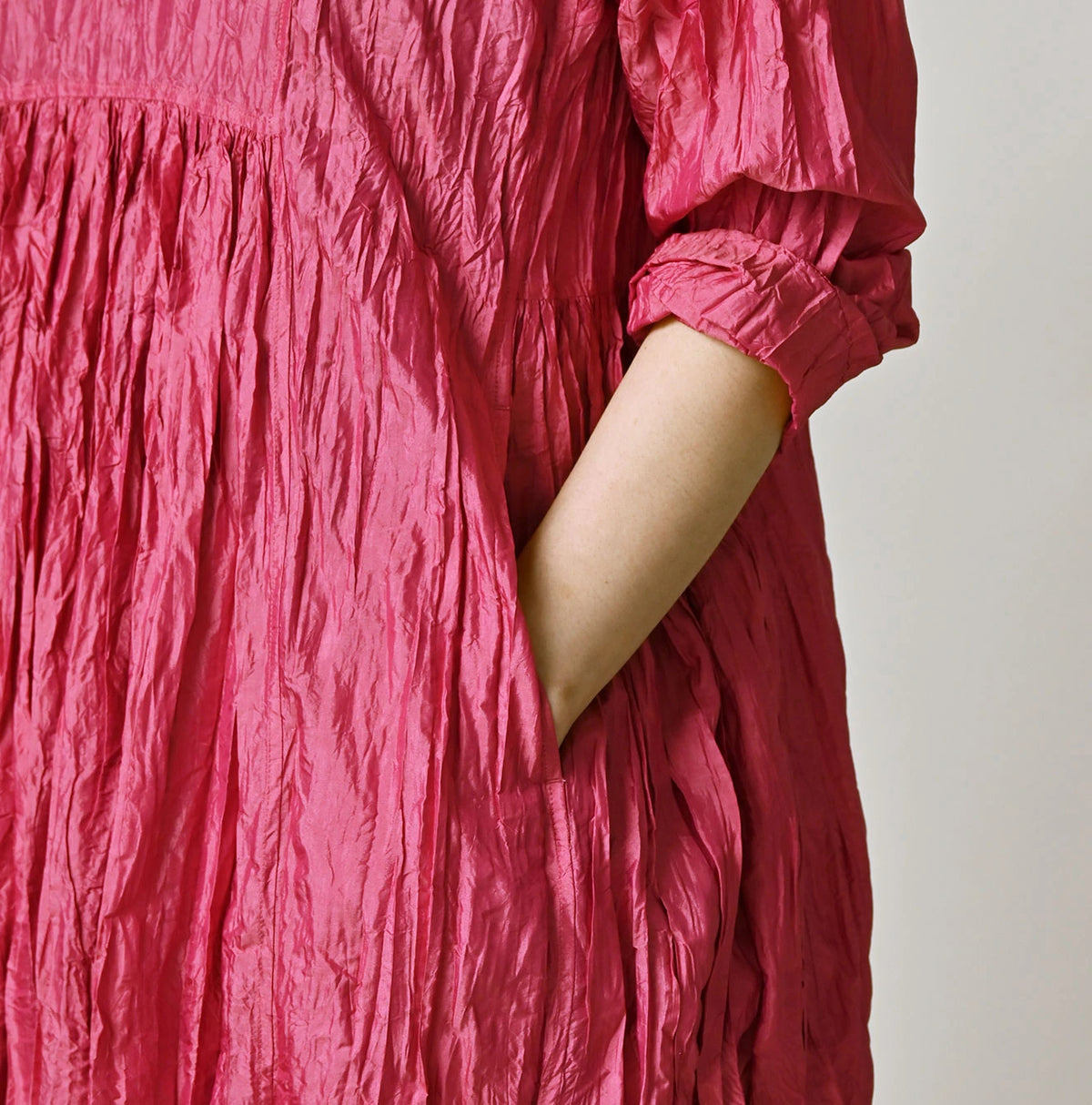 45R Chambray Silk Dress