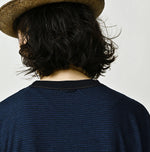 45R Indigo Tenjiku Stripe M-Dress