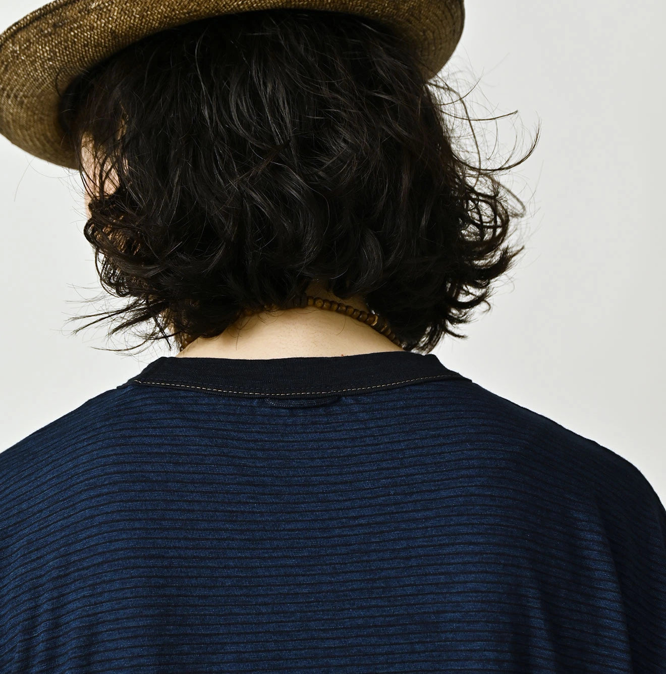 45R Indigo Tenjiku Stripe M-Dress - Image 9