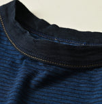 45R Indigo Tenjiku Stripe M-Dress