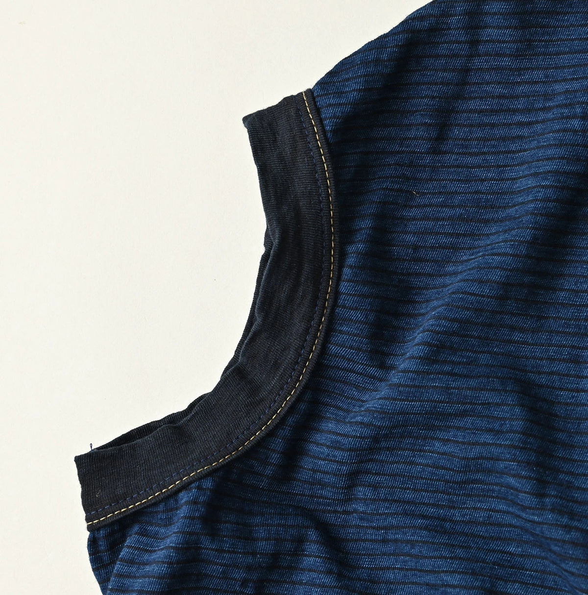 45R Indigo Tenjiku Stripe M-Dress