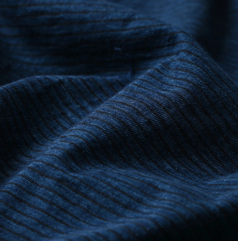 45R Indigo Tenjiku Stripe M-Dress - Image 14