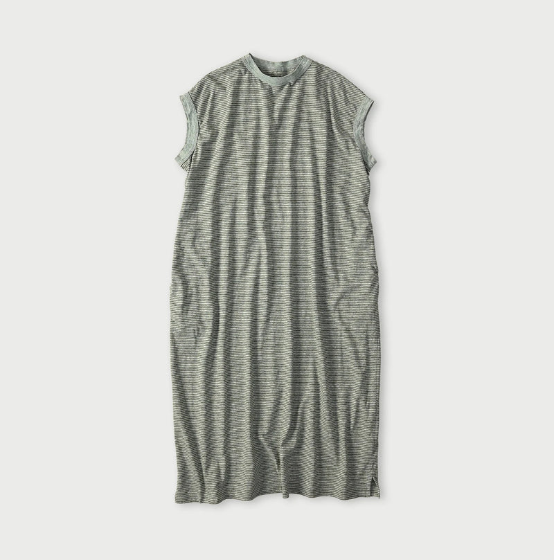 madewell muscle midi dress 45R | Tenjiku Stripe M-Dress (Top-Dyed) - Women - One Size