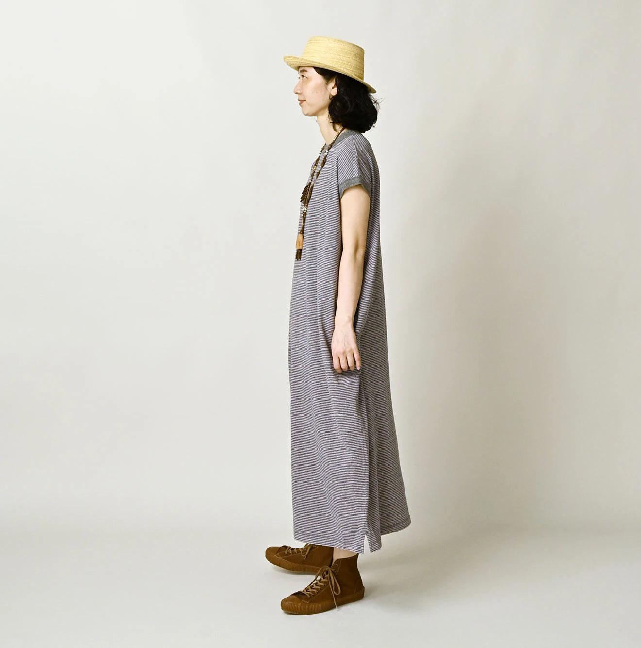 45R Tenjiku Stripe M-Dress (Top-Dyed) - Image 4