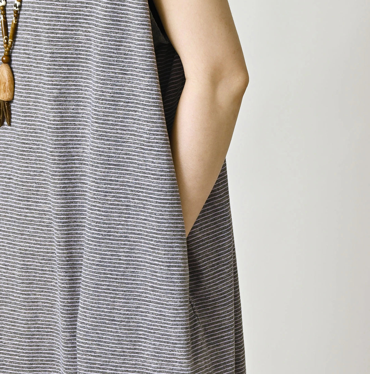 45R Tenjiku Stripe M-Dress (Top-Dyed)