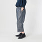45R Cotton Linen Dungaree Chambray Cutwork Pants