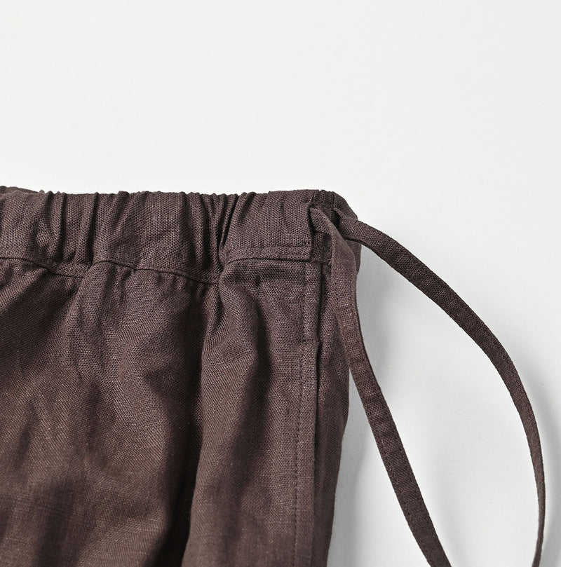45R Cotton Linen Dungaree Chambray Cutwork Pettipants