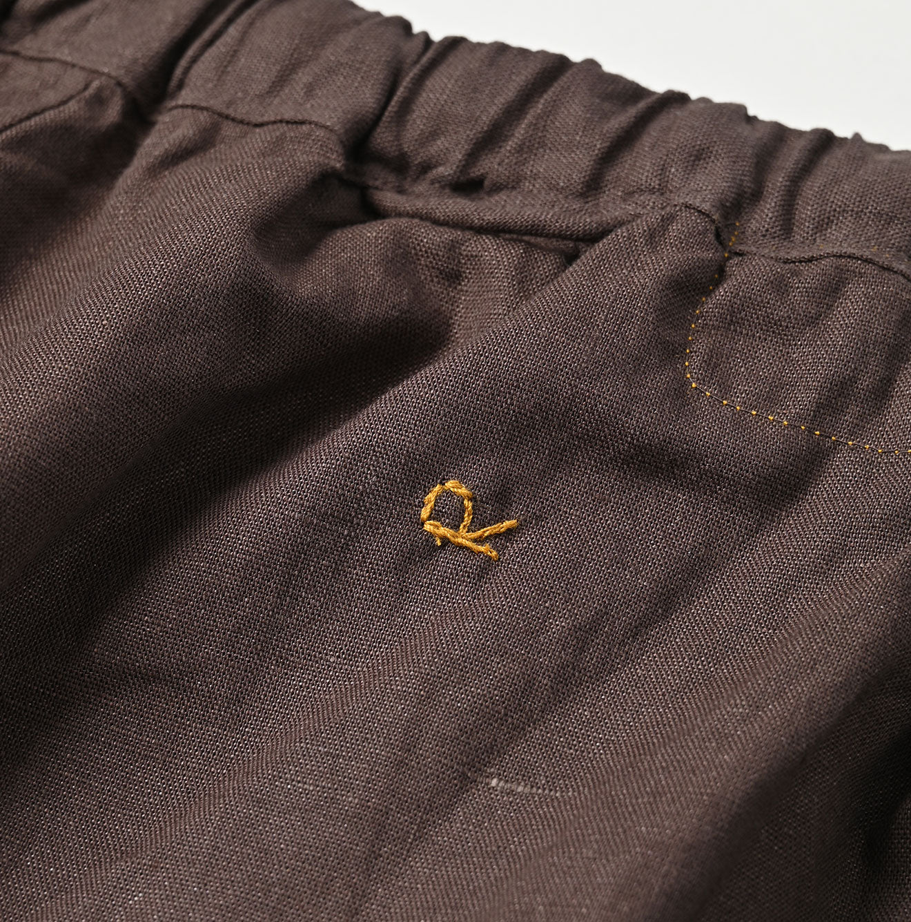 45R Cotton Linen Dungaree Chambray Cutwork Pettipants