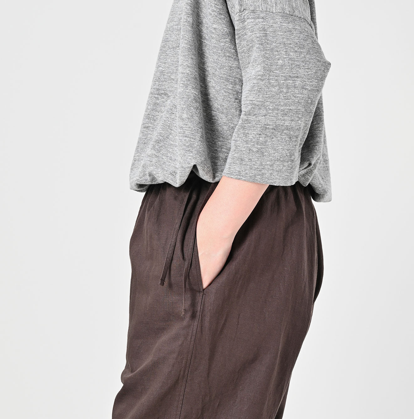 45R Cotton Linen Dungaree Chambray Cutwork Pettipants