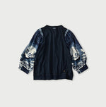 45R Indigo Bandana Cardigan