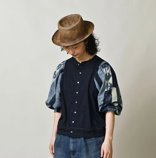 45R Indigo Bandana Cardigan