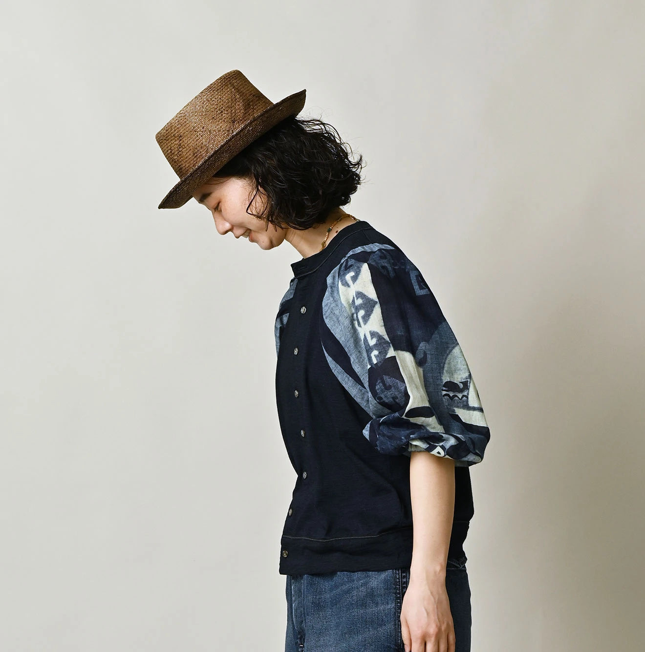 45R Indigo Bandana Cardigan - Image 5