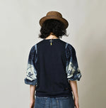 45R Indigo Bandana Cardigan