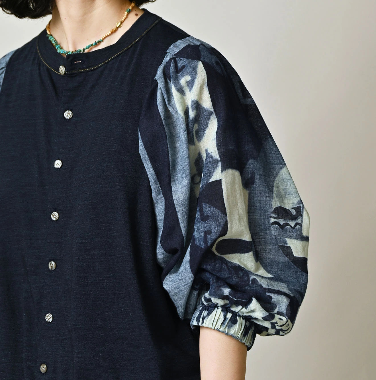 45R Indigo Bandana Cardigan - Image 8