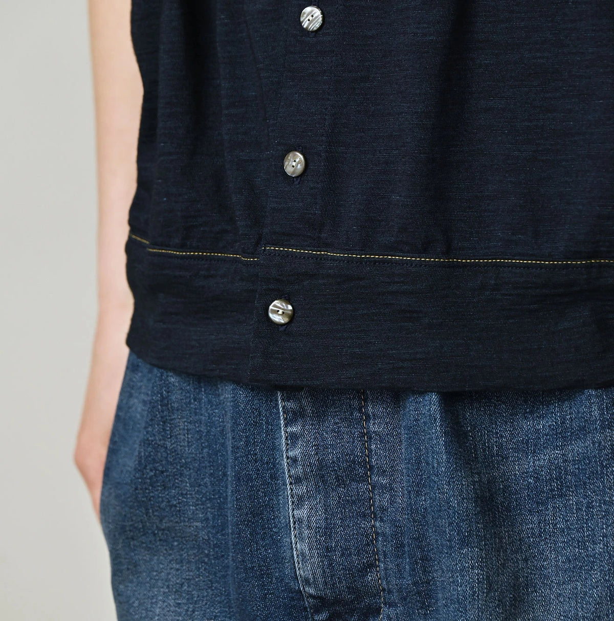 45R Indigo Bandana Cardigan
