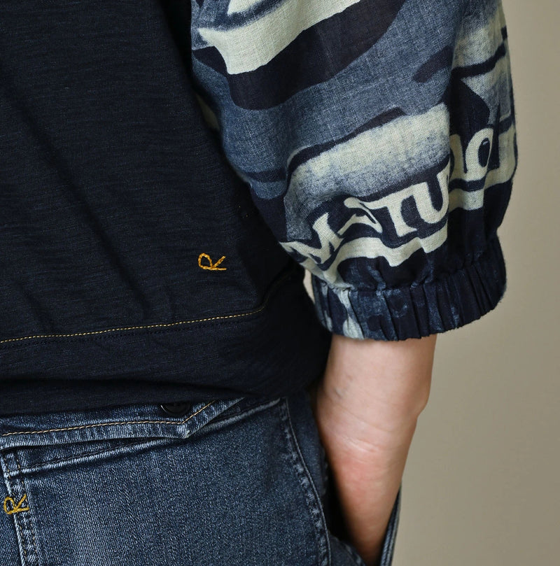 45R Indigo Bandana Cardigan - Image 12