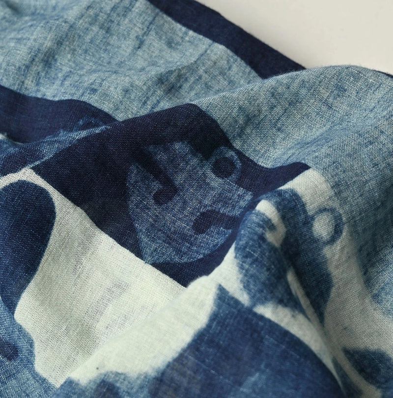 45R Indigo Bandana Cardigan - Image 17
