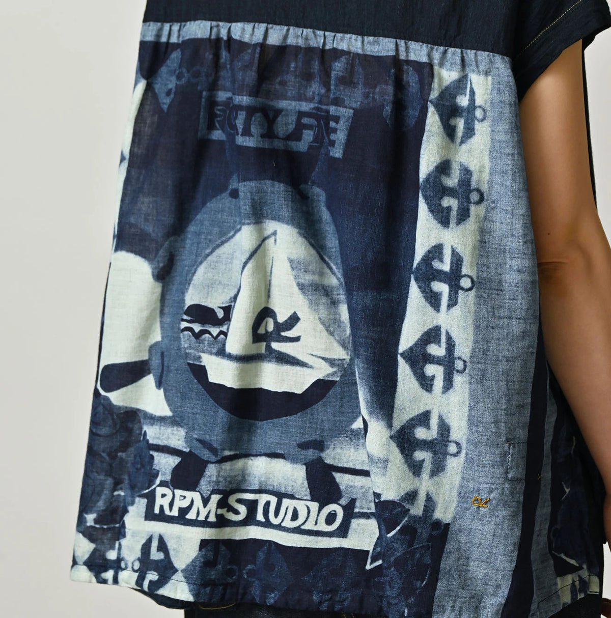 45R Indigo Bandana M-Camisole