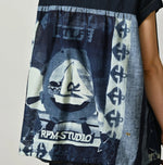 45R Indigo Bandana M-Camisole