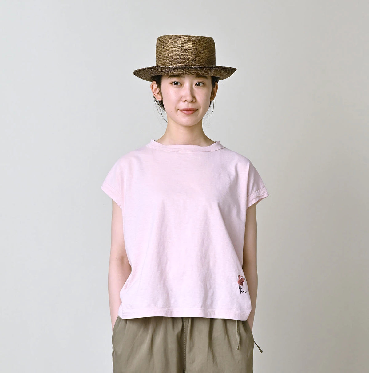 45R Flamingway Embroidery M-Camisole