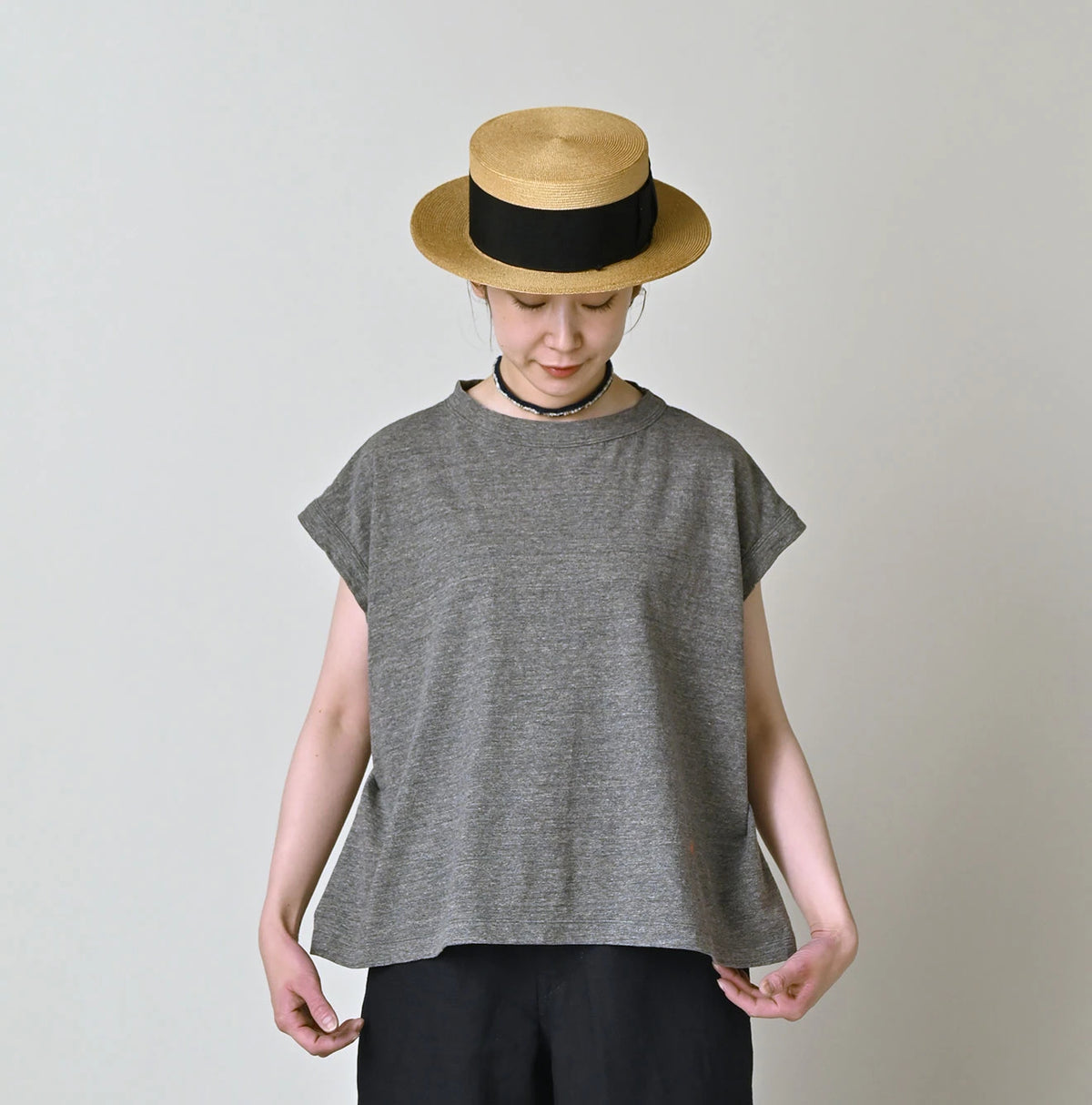 45R Flamingway Embroidery M-Camisole (Top-Dyed)