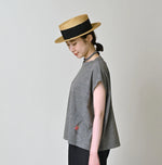 45R Flamingway Embroidery M-Camisole (Top-Dyed)