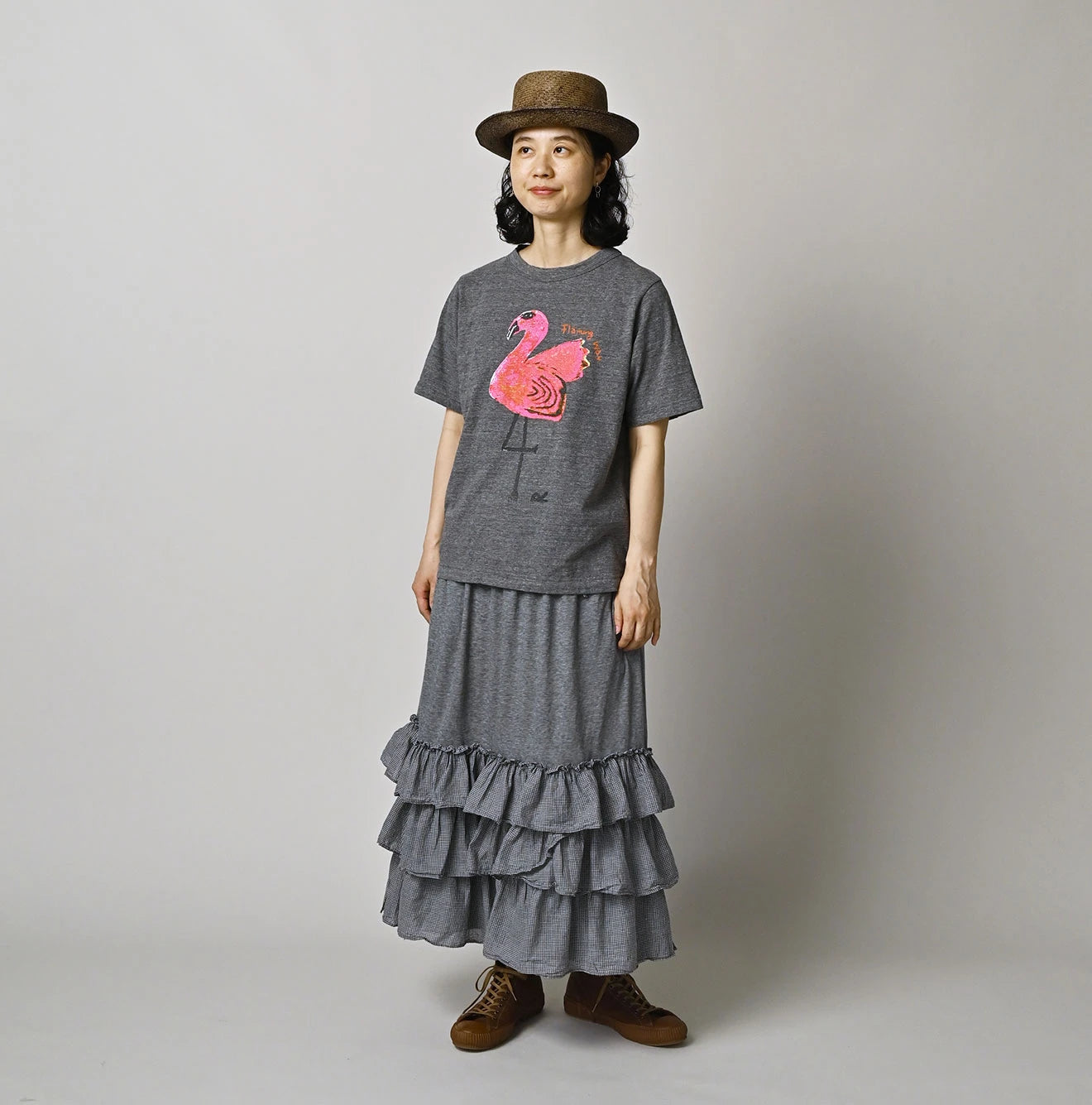 45R Bettouch Flamingway 908 45 Star T-Shirt (Top-Dyed) - Image 2