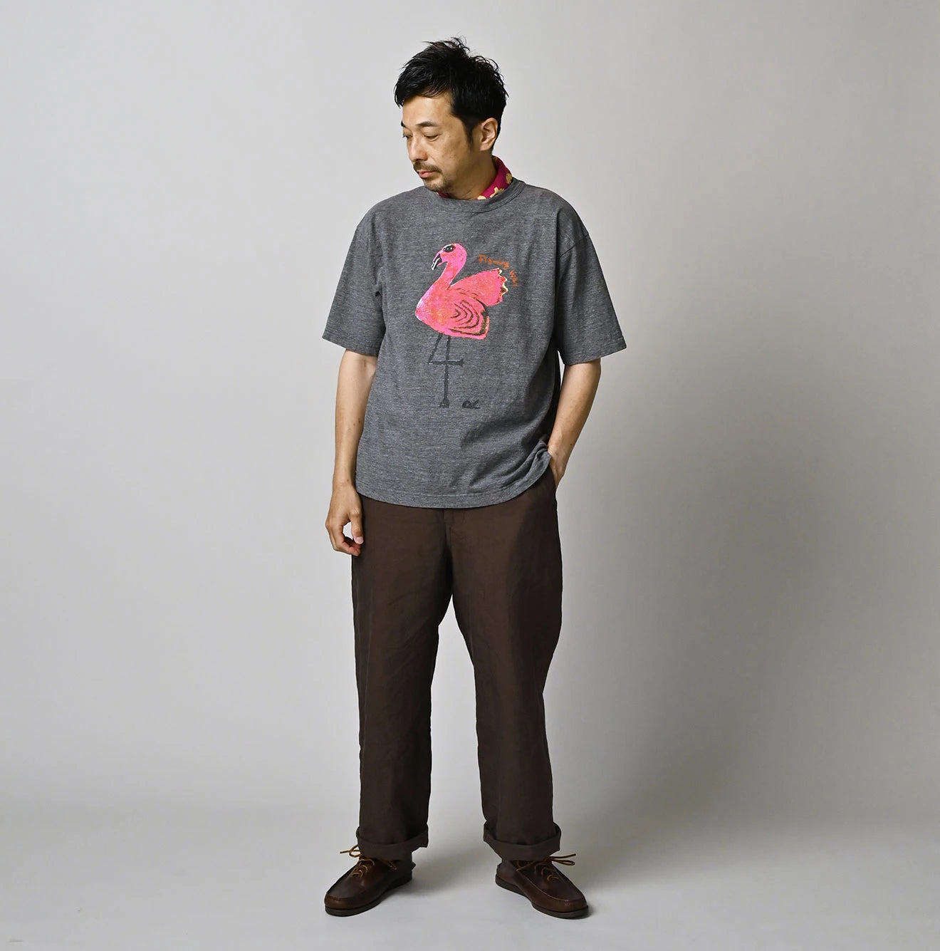 45R Bettouch Flamingway 908 45 Star T-Shirt (Top-Dyed) - Image 3