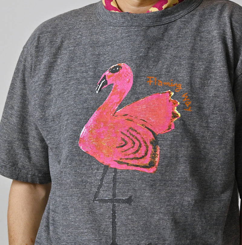 45R Bettouch Flamingway 908 45 Star T-Shirt (Top-Dyed) - Image 11