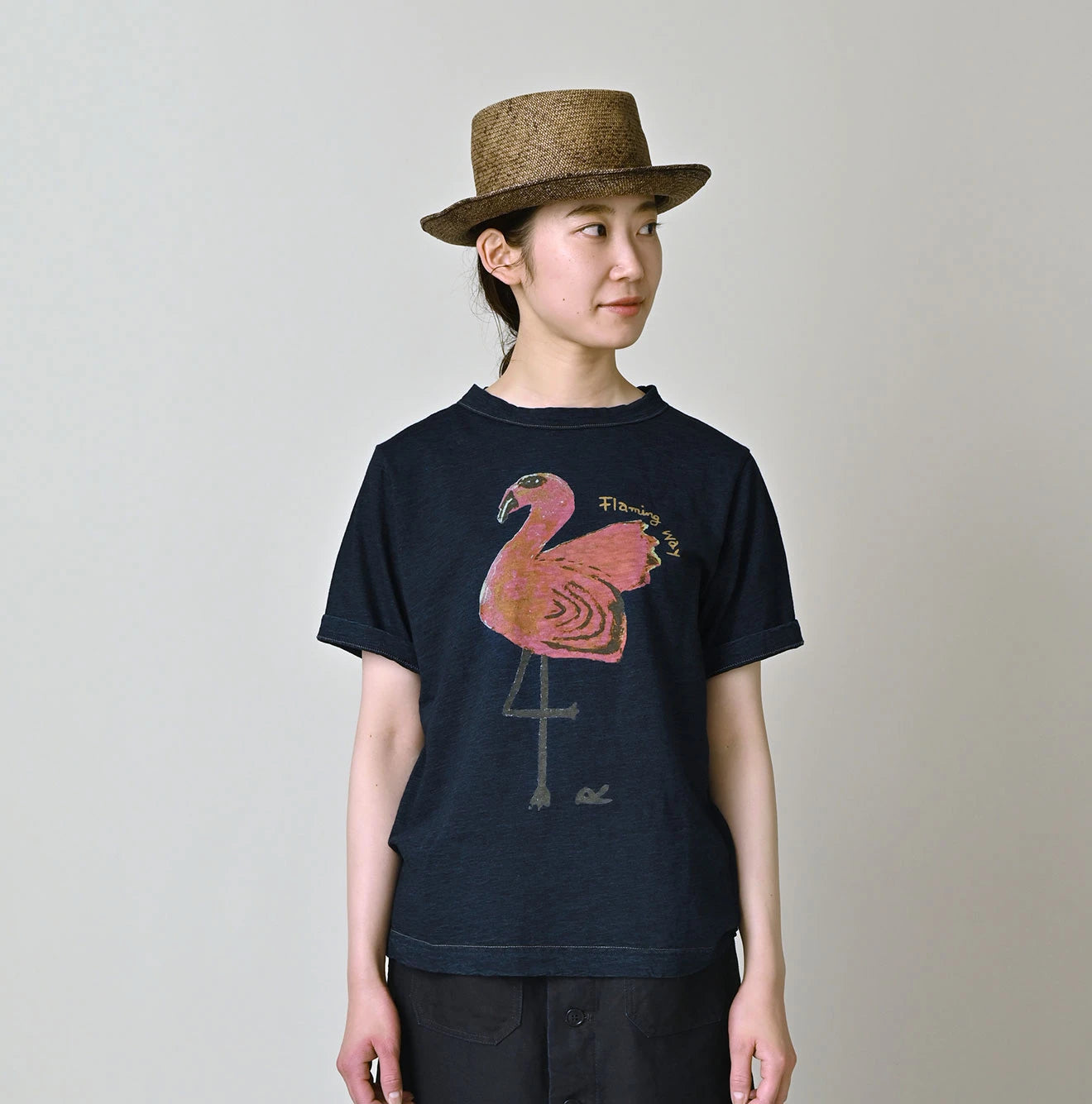 45R Indigo Bettouch Flamingway 908 45 Star T-Shirt - Image 4