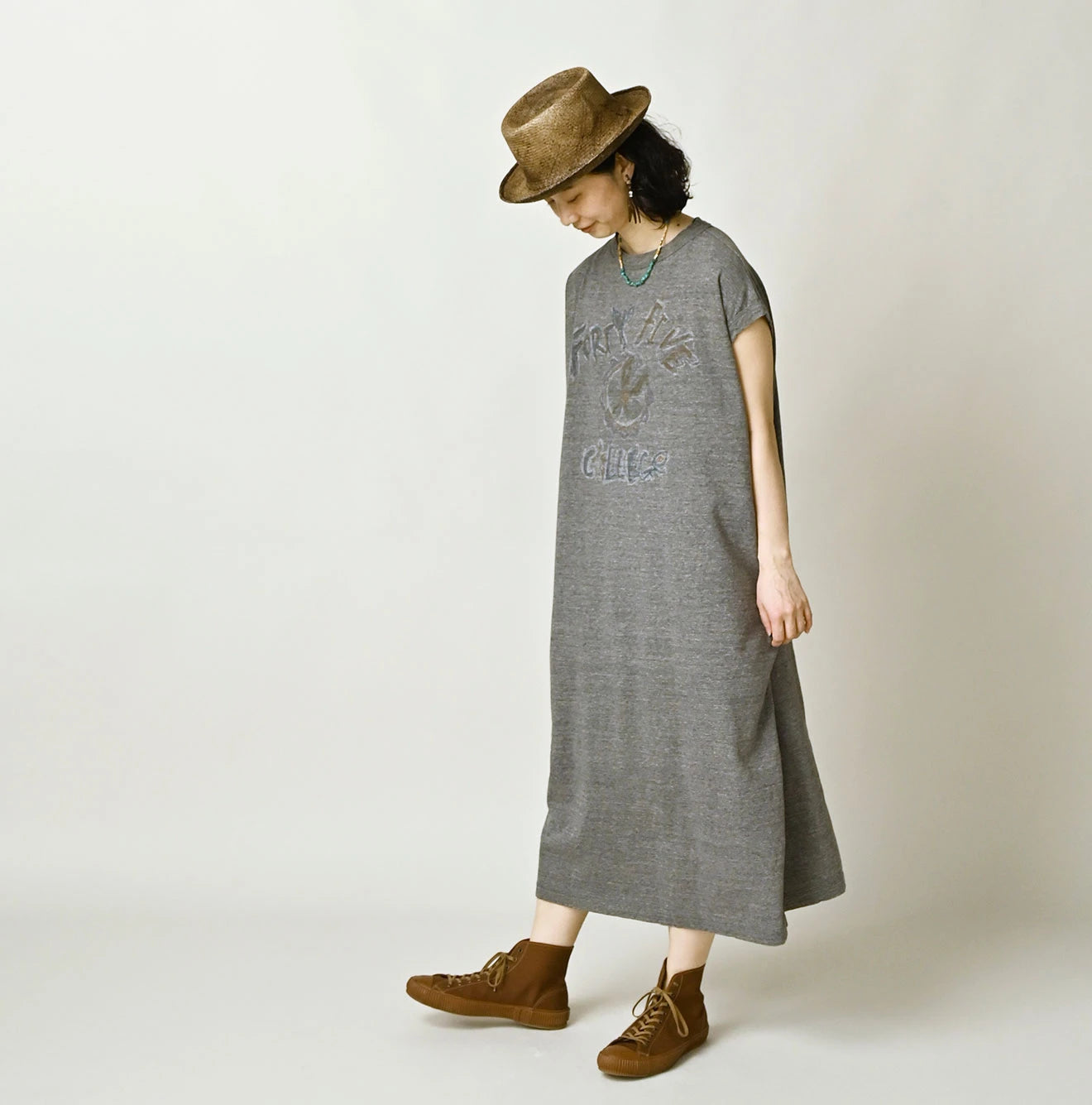 45R Hippie Flower College M-Dress (Top-Dyed) - Image 3