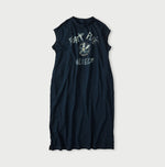 45R Indigo Hippie Flower College M-Dress