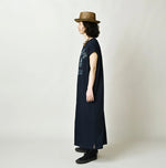 45R Indigo Hippie Flower College M-Dress
