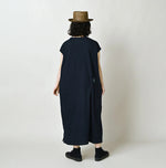 45R Indigo Hippie Flower College M-Dress
